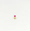 Labret Ruby Stud